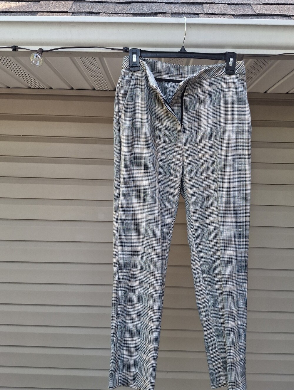 Blue Plaid Trousers